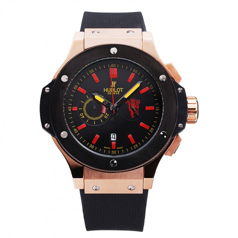 Gama alta Réplicas Relojes Hublot edición limitada del Manchester United 98223